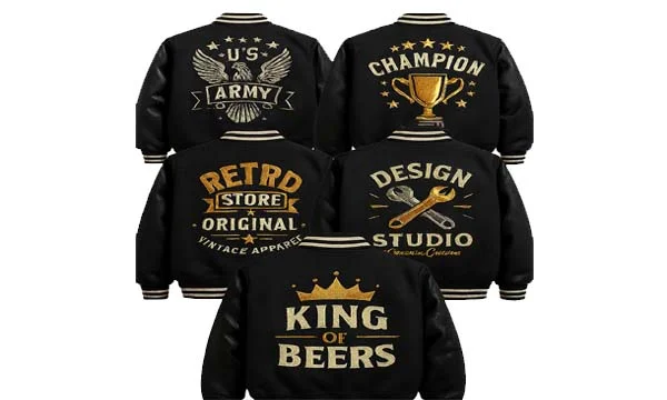 Jacket Back Embroidery Digitizing